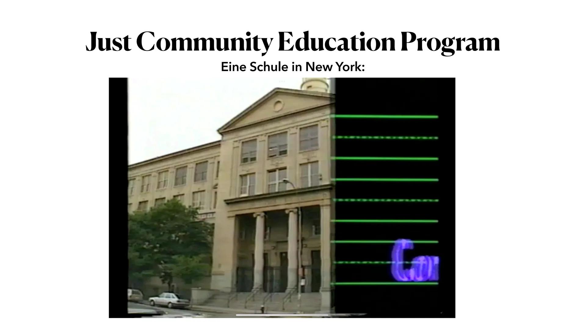 81-
Just Community Schools
nach Kohlberg
Eine Präsentation von Marie Reinhold Gliederung
1. Kohlbergs Moralentwicklung
2. Definition Just Co