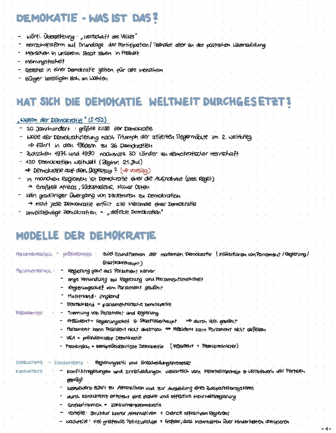 Demokratie