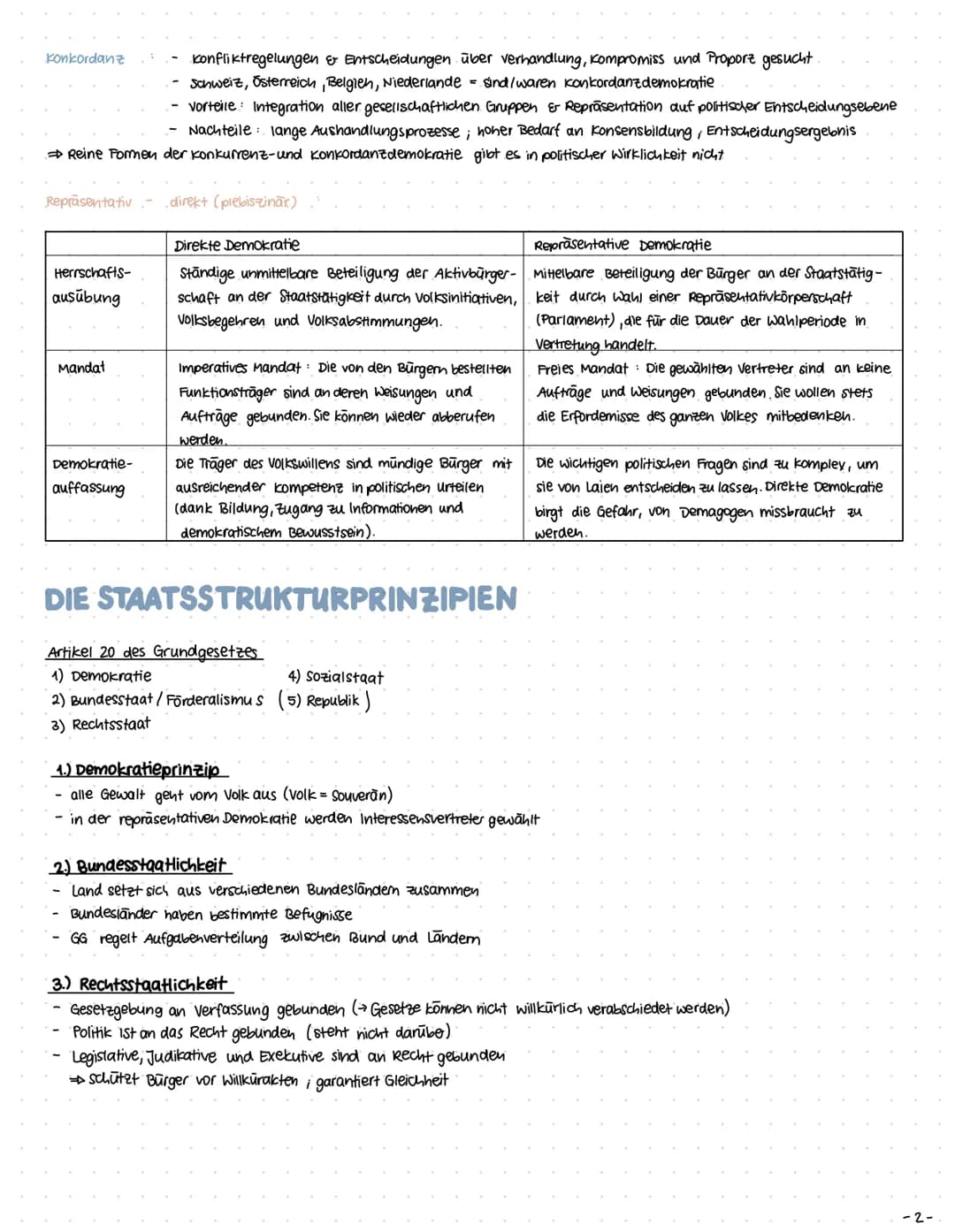 DEMOKATIE-WAS
wortl. Übersetzung: „Herrschaft des Volkes."
Herrschaftsform auf Grundlage der Partizipation / Teilhabe aller an der politisch