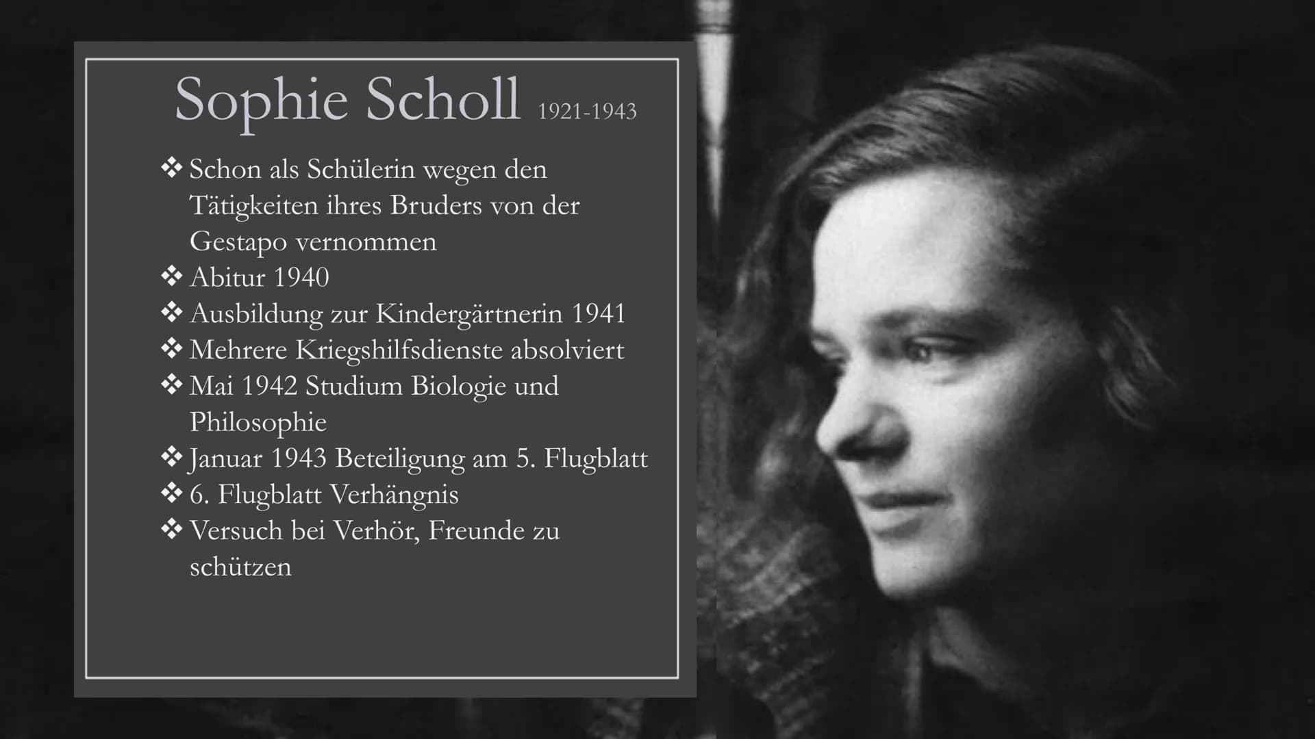WIDERSTANDSGRUPPE
DIE WEIBE ROSE"
,,
Gegen den Nationalsozialismus! ●
●
●
Inhalt:
Hintergrund
Beginn des Widerstandes
Mitglieder
●
●
Kurt Hu