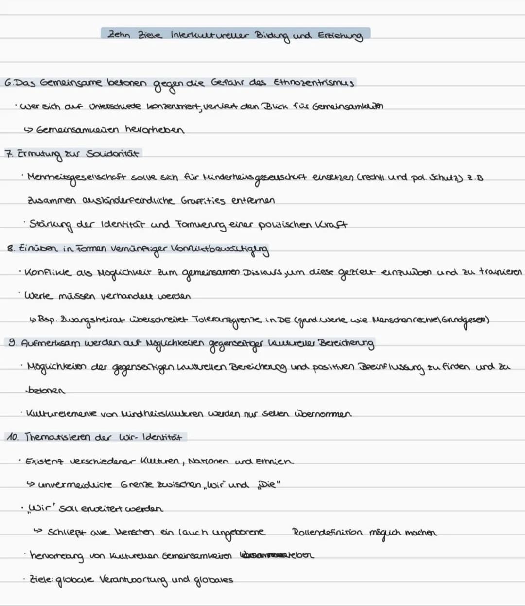 Grundlagen
10 Ziele
Historische
Phasierung
7 Disuurse
Grundrichtungen:
->Begegnung
→ Kulturen der Minder- und
Mehrheitsgesellschaft bereiche