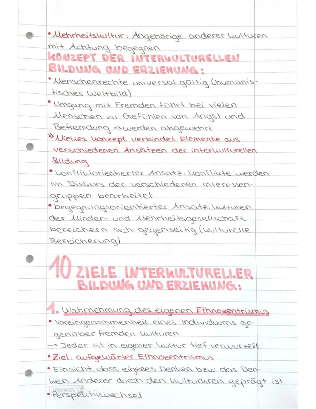 Grundlagen
10 Ziele
Historische
Phasierung
7 Disuurse
Grundrichtungen:
->Begegnung
→ Kulturen der Minder- und
Mehrheitsgesellschaft bereiche