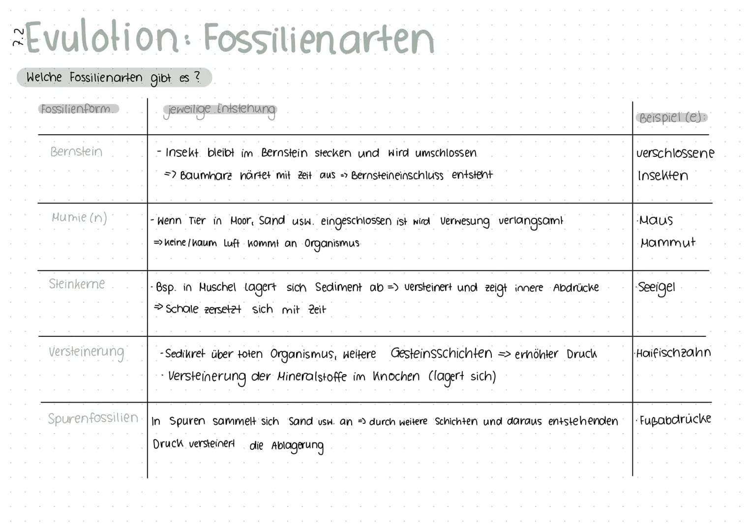 Was sind Fossilien?
Fossilien sind versteinerte Reste von Pflanzen und Tieren aus früheren Erdzeitaltern die lebend oder
kurz vor ihrem Tode