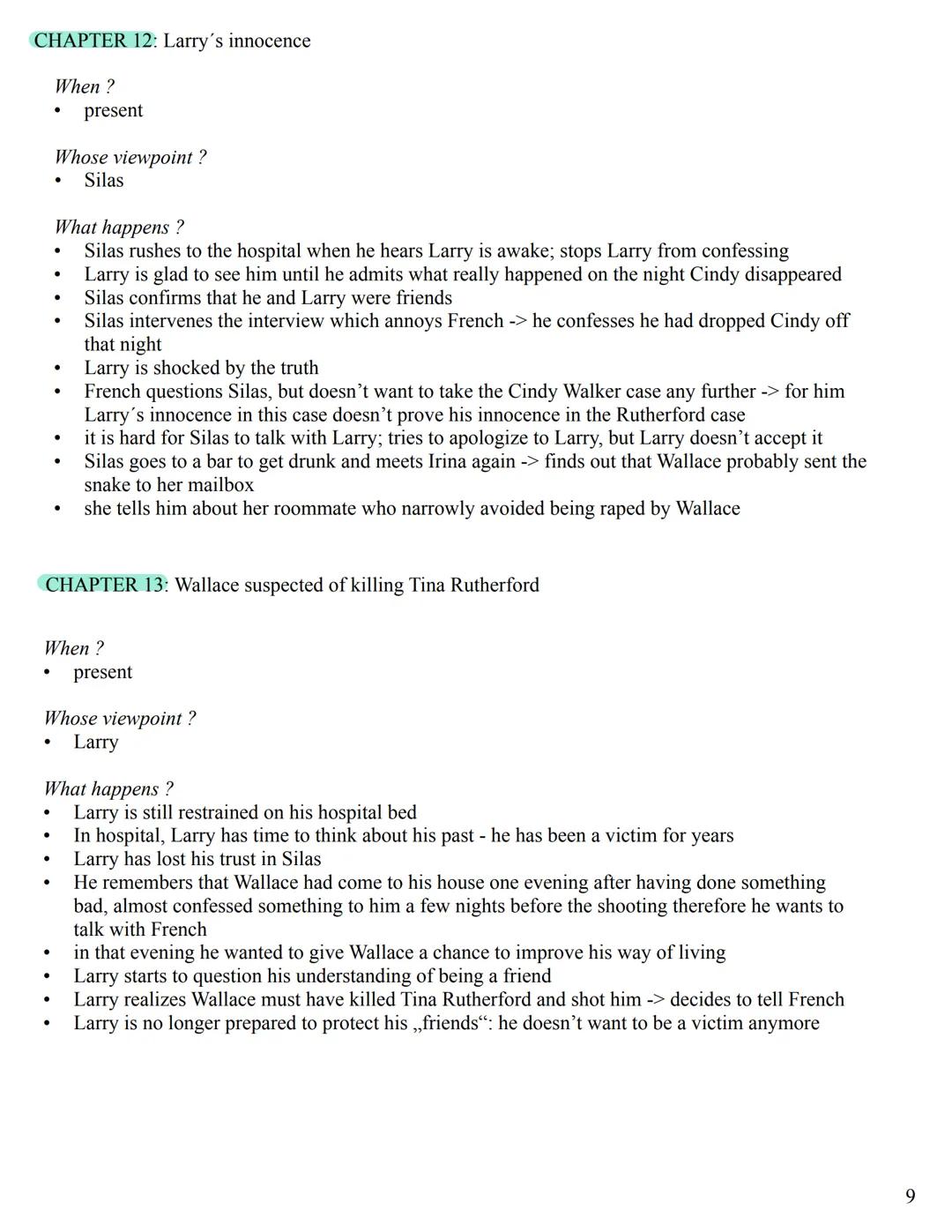 Reading Journal
- ,,Crooked
Letter, Crooked
Letter“ by Tom
Franklin Table of Contents
1. First Thoughts on the Novel (p. 1)
2. Chapter Overv