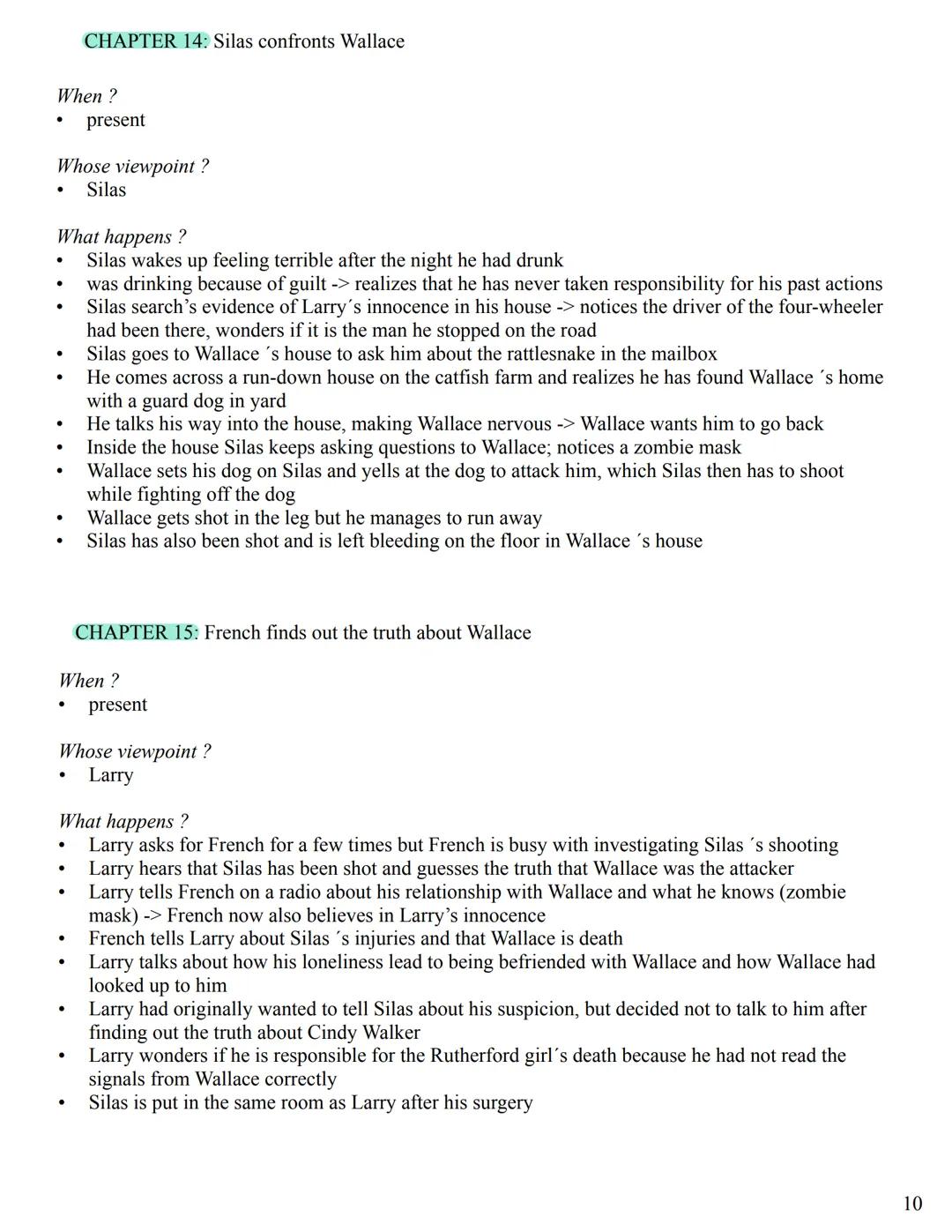 Reading Journal
- ,,Crooked
Letter, Crooked
Letter“ by Tom
Franklin Table of Contents
1. First Thoughts on the Novel (p. 1)
2. Chapter Overv