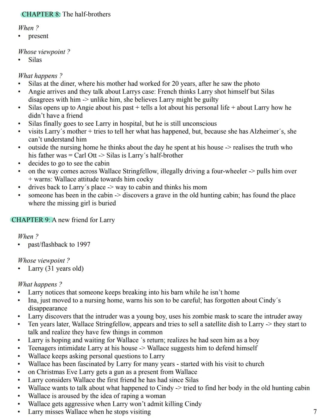 Reading Journal
- ,,Crooked
Letter, Crooked
Letter“ by Tom
Franklin Table of Contents
1. First Thoughts on the Novel (p. 1)
2. Chapter Overv