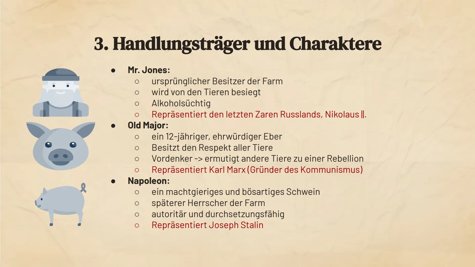 Animal Farm
-George Orwell-
1945
"Alle Tiere sind gleich, aber manche sind
gleicher"
Freitag ● 8. Dezember 2023
ANIMAL FARM
GEORGE ORWELL
SU
