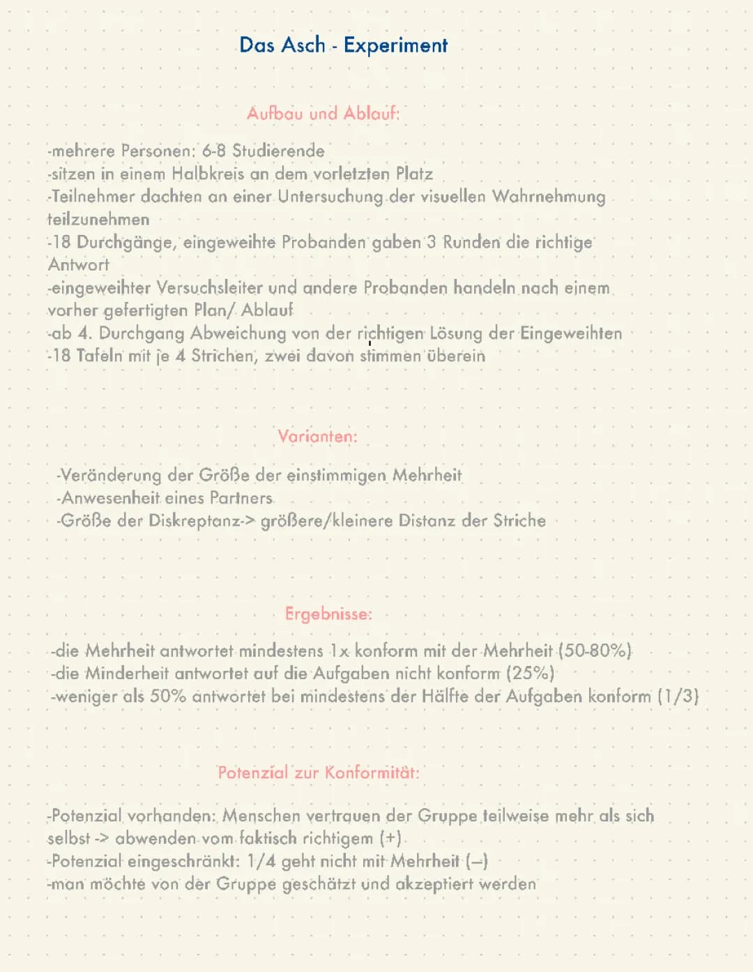 Asch-Experiment einfach erklärt: PDF, Konformität, Hypothese, und Kritik