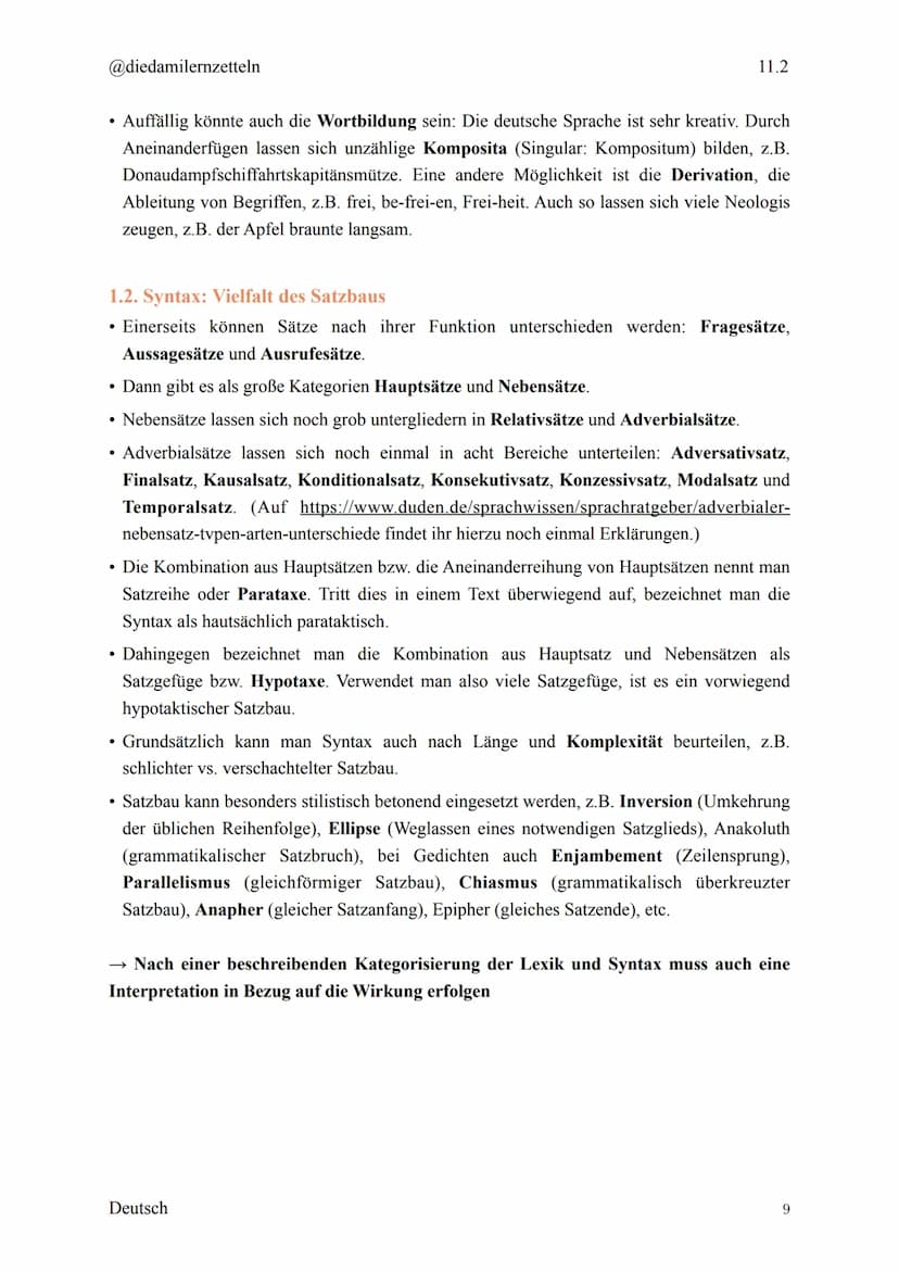 @diedamilernzetteln
Deutsch Klausur 11.2
1. Epochen
1.1. Aufklärung
Die Epoche der Aufklärung¹ betrifft ungefähr den Zeitraum von 1720 bis 1