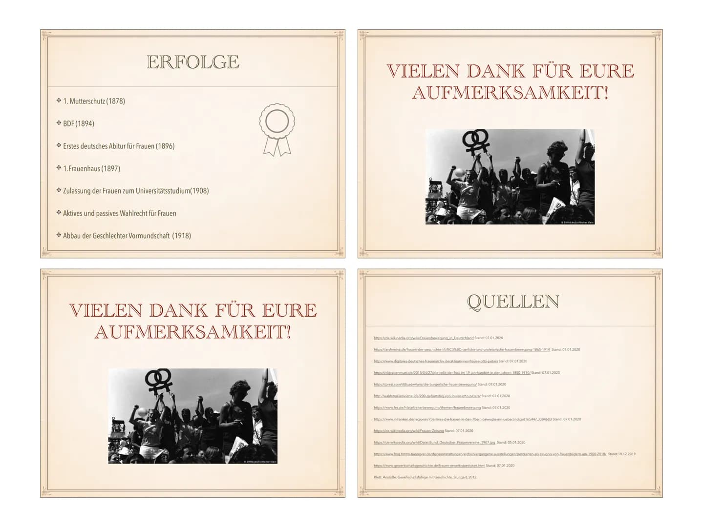 Frauenbewegung Deutschland: Geschichte, Ziele und Louise Otto-Peters