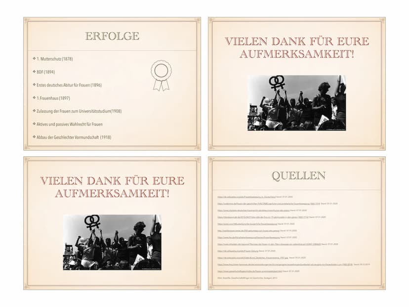 DIE BÜRGERLICHE
FRAUENBEWEGUNG
ANNEMIE & PAULINE
Luise-Otto Peters
Gliederung
+ Fragestellung?
+ Rechte & Bedingungen
→ Anfang und Gründe de