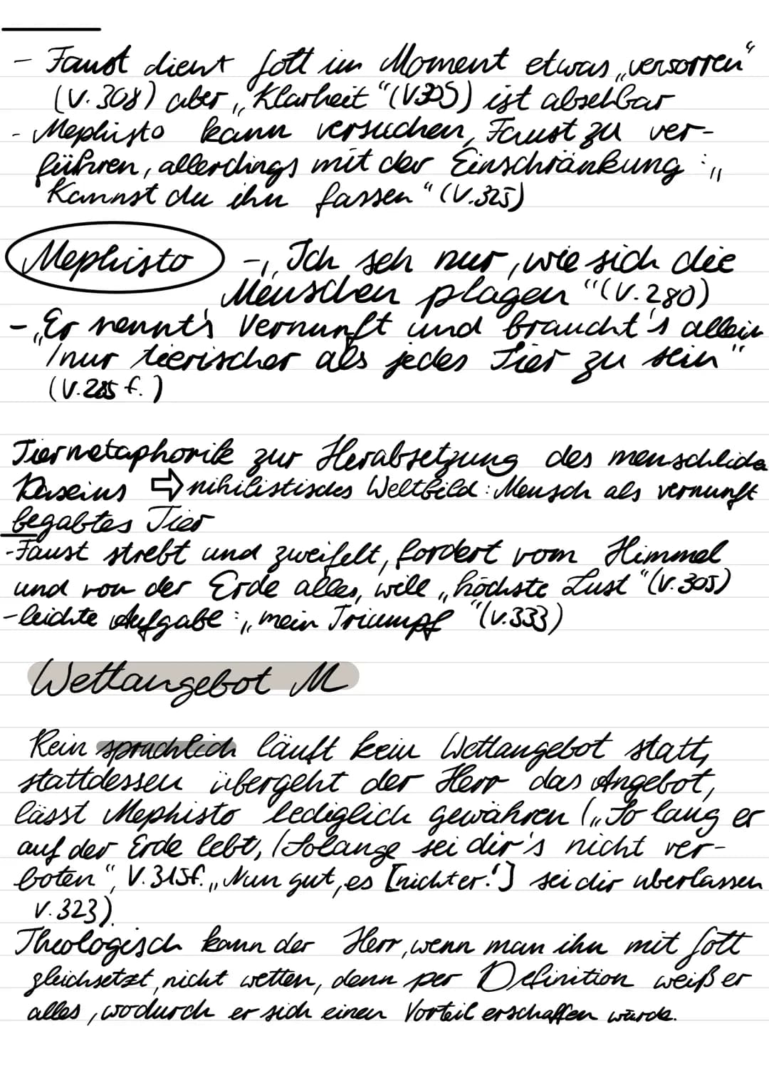 Faust Prolog im Himmel PDF und Text - Menschenbilder & Mephisto Zitate