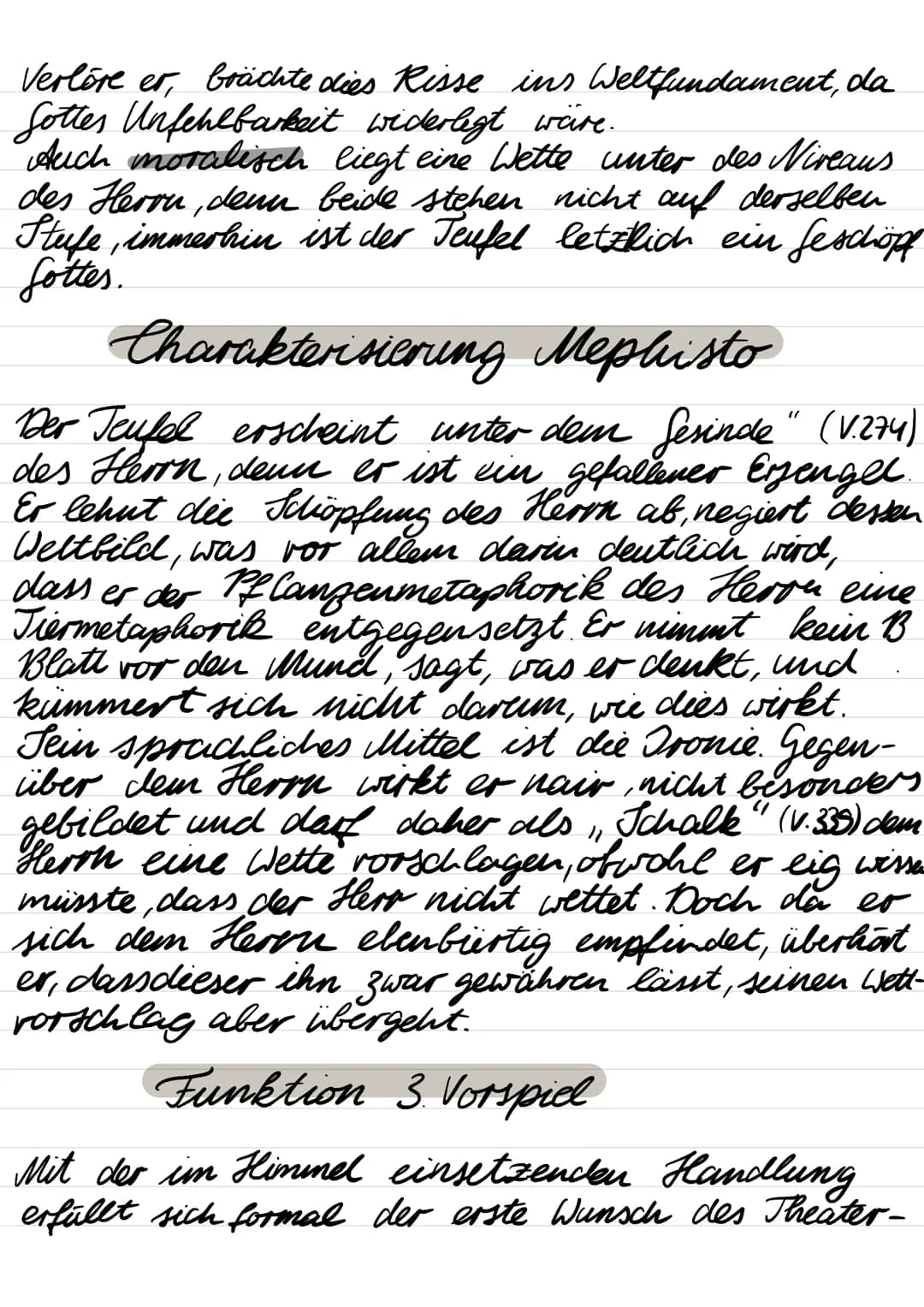 Faust Prolog im Himmel PDF und Text - Menschenbilder & Mephisto Zitate