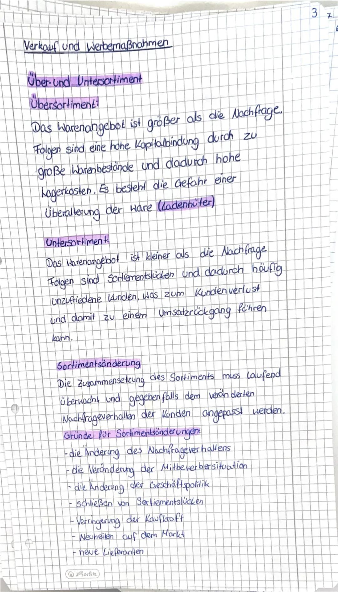 0

Verkauf und Werbemaßnahmen

Umsatz

Wert der verkauften Waren zum Bruttoverkaufspreis

Mögliche Ursachen für den Umsatzrückgang können
se