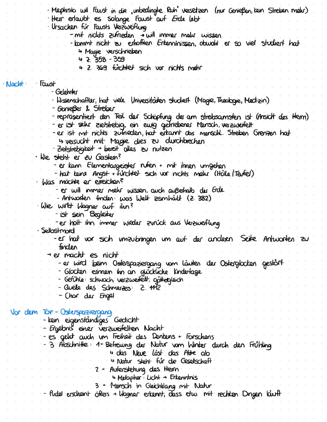 Faust 1 - Wiederholung
- Prolog: :3 Erzengel.
→ sind Siener des Herm
→sie loben ohne Ende die Schöpfung des Herm
Raphael - Sonnensystem.
→ G