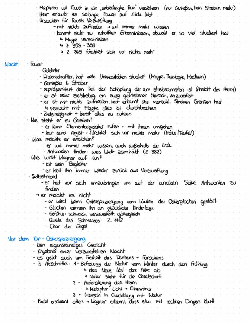 Faust 1 - Wiederholung
- Prolog: :3 Erzengel.
→ sind Siener des Herm
→sie loben ohne Ende die Schöpfung des Herm
Raphael - Sonnensystem.
→ G
