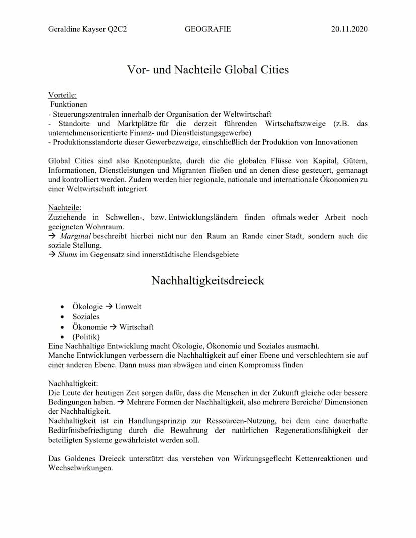 Geraldine Kayser Q2C2
Was ist Globalisierung?
,,Was die Weltwirtschaft angeht, so ist sie verflochten". Ob Finanzkrise, Schweinegrippe oder

