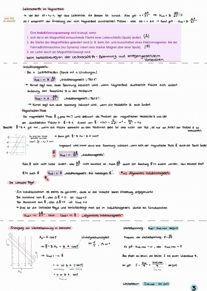 PHYSIK KLAUSUR
2.2
2.3
Lorentzkraft
3.g.v
Befindet sich ein Stromdurchflossener
Leiter in einem Magnetfeld, wirkt auf
dem Leiter eine Kraft.