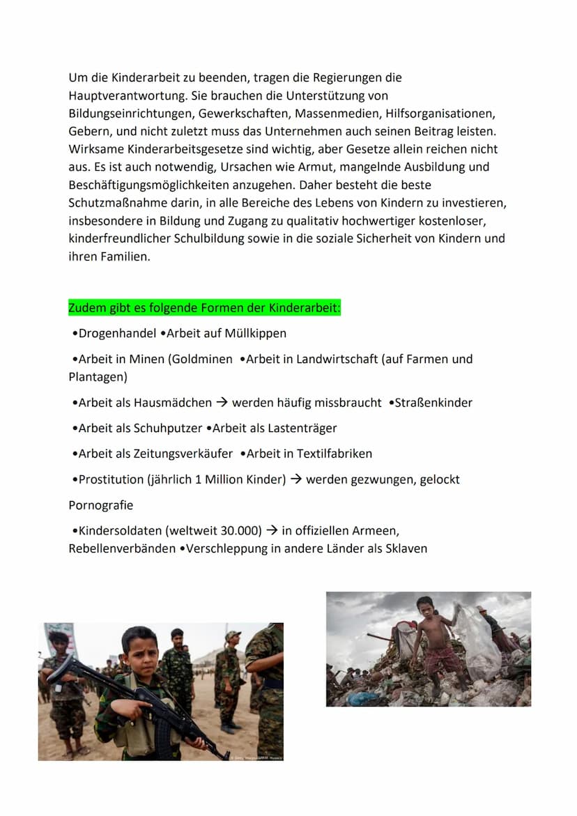 Aktiv gegen Kinderarbeit
Mein Thema ist ,,aktiv gegen Kinderarbeit", heute werde ich euch die Gründe
und Folgen der Kinderarbeit erklären. I