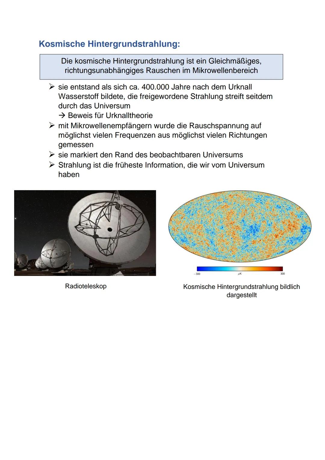 # Die Entstehung des Universums
Urknalltheorie:

Der Urknall war vor 13,7 Milliarden Jahren, davor gab es nur Energie,
die auf einem extrem 