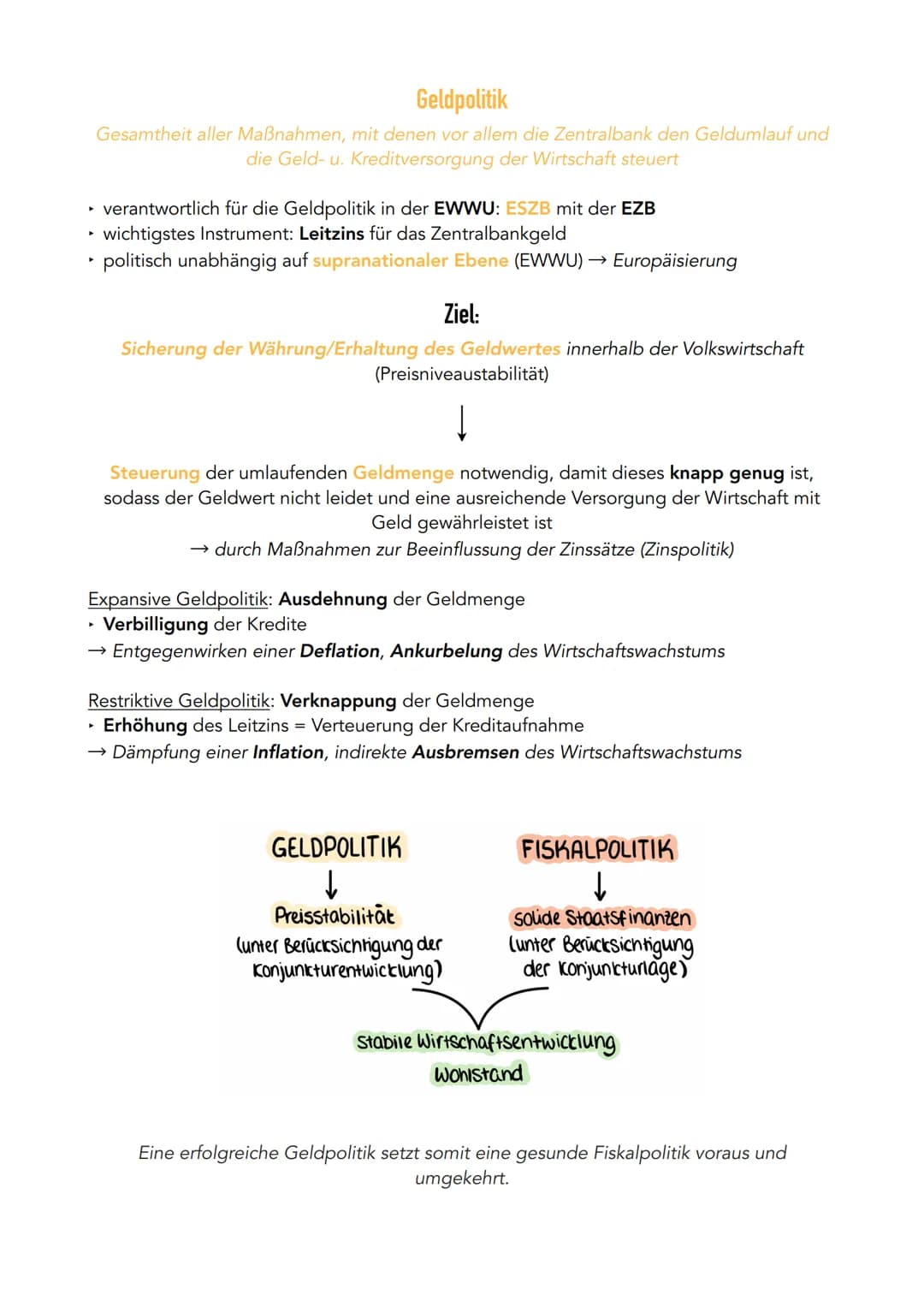 Q2.1 Konjunkturanalyse & Konjunkturpolitik
Herausforderungen prozessorientierter Wirtschaftspolitik
Glossar - Wirtschaftspolitik
Markt: der 