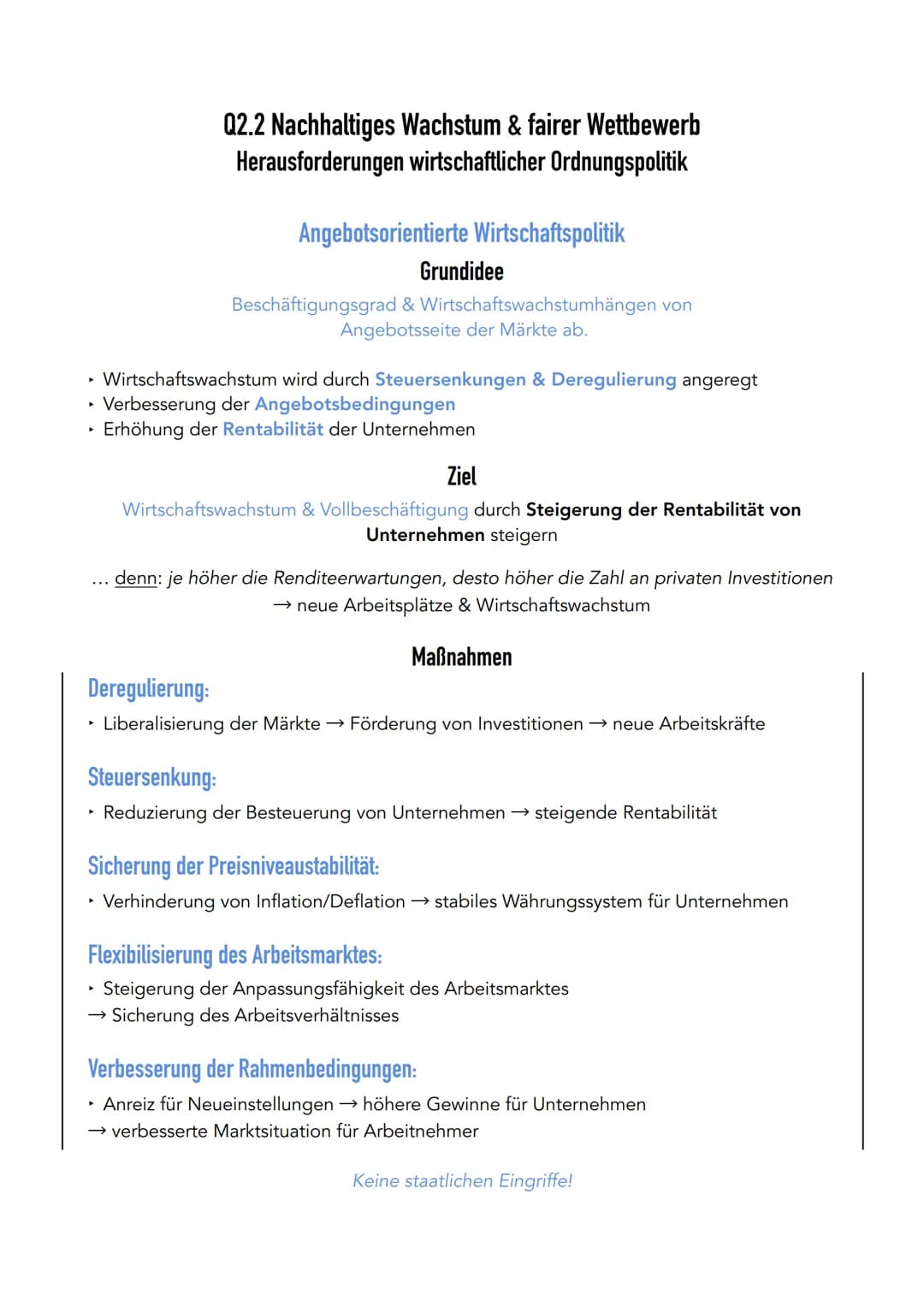 Q2.1 Konjunkturanalyse & Konjunkturpolitik
Herausforderungen prozessorientierter Wirtschaftspolitik
Glossar - Wirtschaftspolitik
Markt: der 