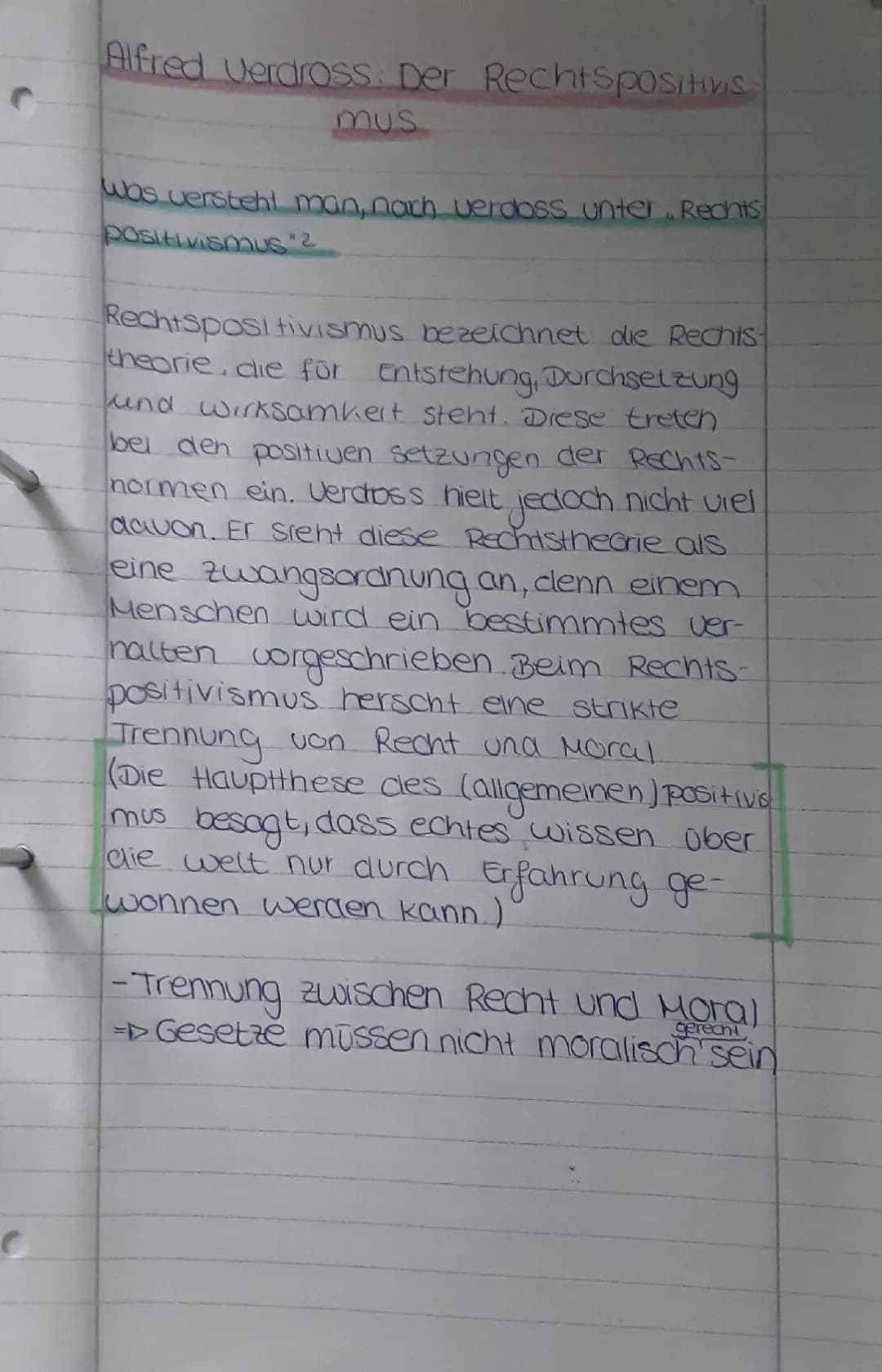 Rechtspositivismus für Kinder erklärt: Beispiel, Kelsen, Radbruch und mehr