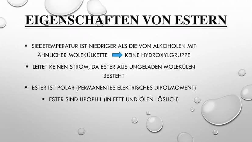 EINE NEUE STOFFGRUPPE –
DIE ESTER
CHEMIE GFS
VON TAMARA FUHR 10B GLIEDERUNG
✓ WER HAT ESTER ENTDECKT?
✓ WAS IST EIN ESTER?
✓ EIGENSCHAFTEN V
