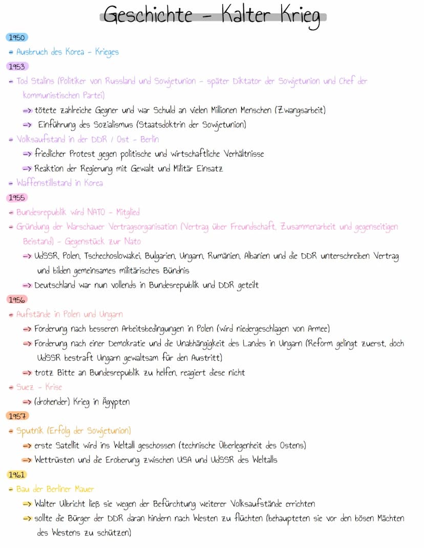 1945
- zweiter Weltkrieg endet
Gründung der UNO (Organisation der Vereinten Nationen)
-> Staatenvereinigung zur Sicherung des Weltfriedens, 