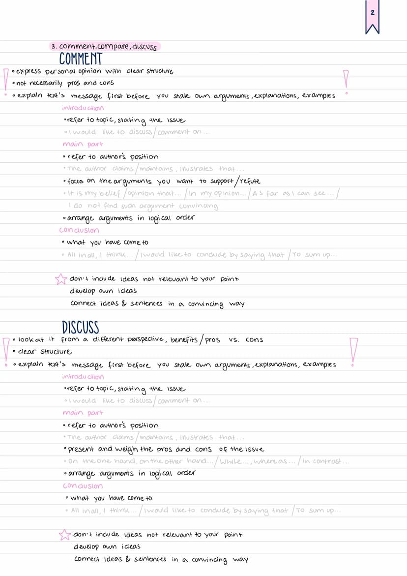。
• genre, headline/title, etc.
• The excerpt from the article...
information concerning.... [ task]
a main part with
• all the essential in