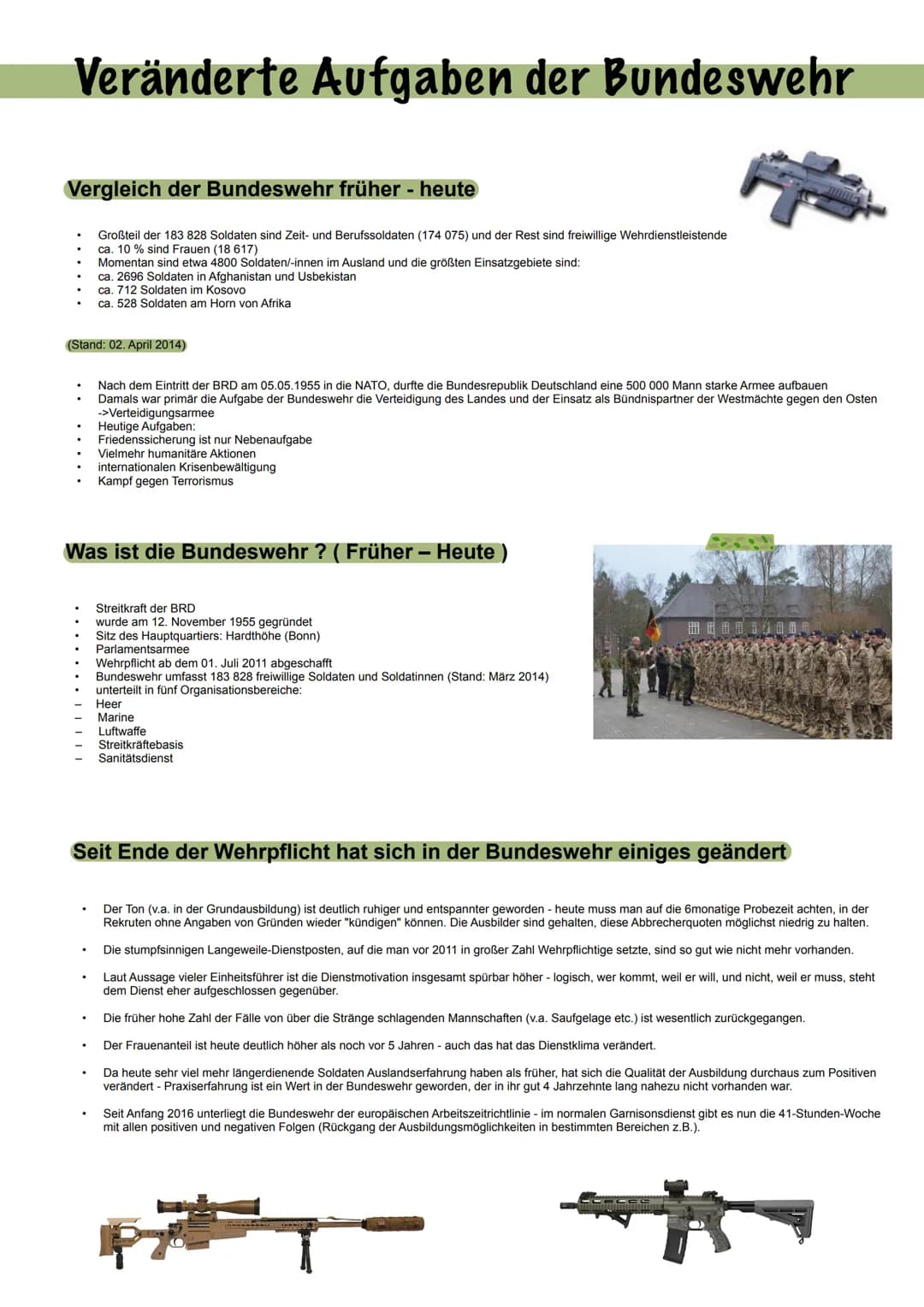 10
X6
Veränderte
Aufgaben
der
Bundeswehr Veränderte Aufgaben der Bundeswehr
Die Bundeswehr verteidigt Deutschlands Souveränität sowie das St