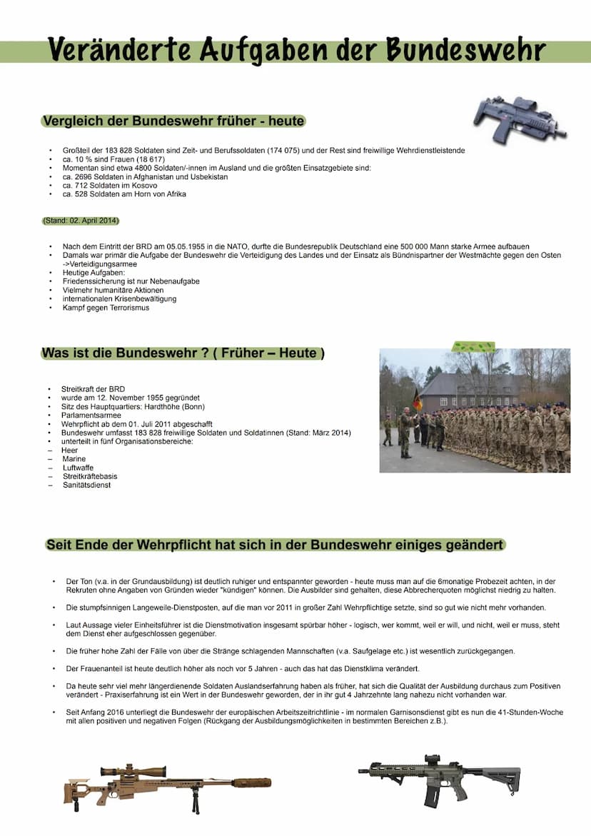 10
X6
Veränderte
Aufgaben
der
Bundeswehr Veränderte Aufgaben der Bundeswehr
Die Bundeswehr verteidigt Deutschlands Souveränität sowie das St
