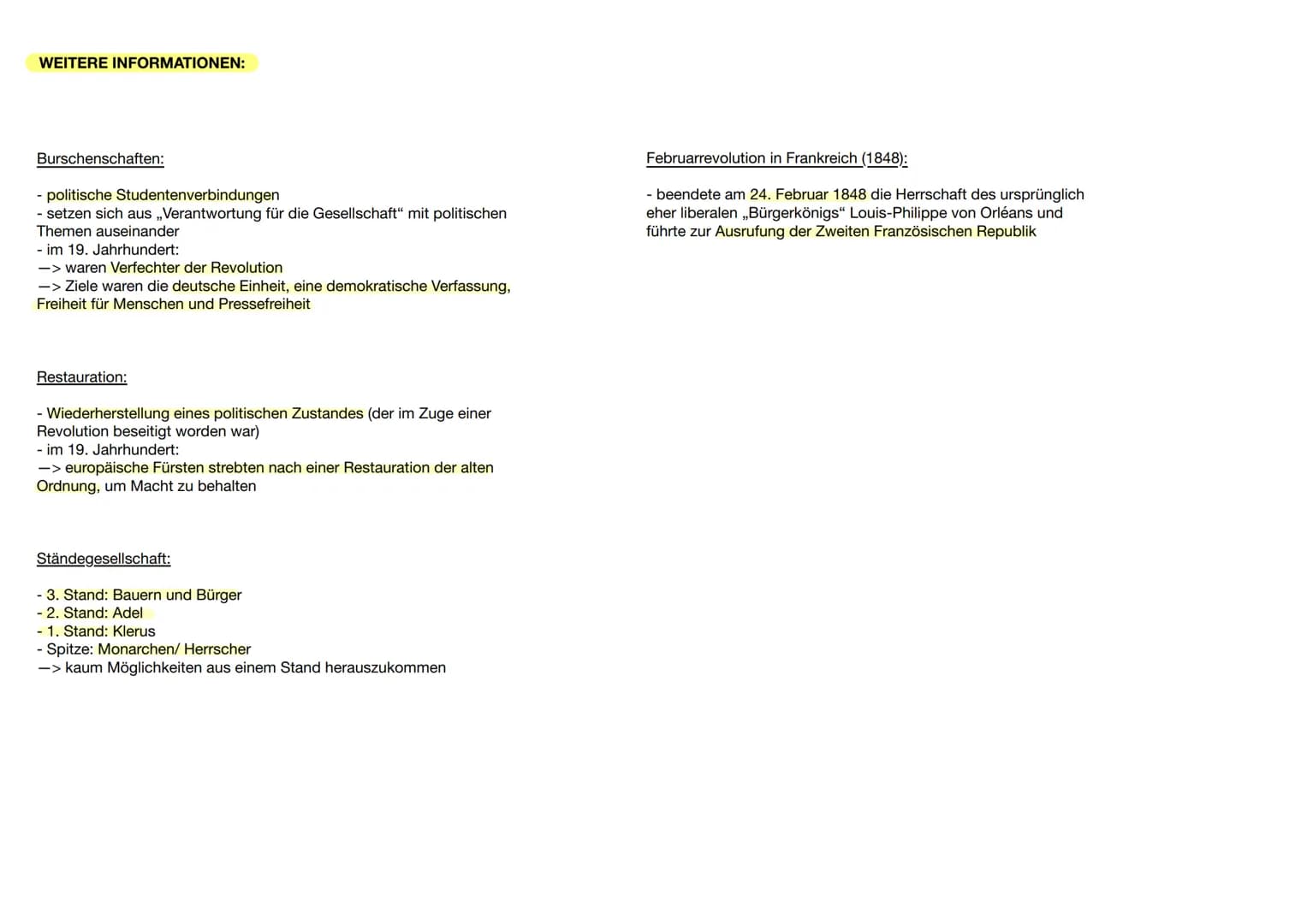 Hintergrundwissen: KOALITIONSKRIEGE und BEFREIUNGSKRIEGE
(1792-1809)
(1813-1815)
Ausgangssituation: grundsätzliche Veränderungen durch Franz