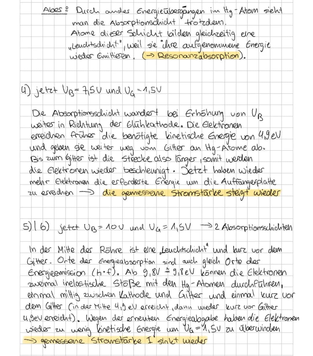 Franck-Hertz-Versuch
Experiment mit Quecksilber
Auffangerplatte
Gitter
Glühkathode
O
0
1
0
0
C
O
Он бv
(A
12
V
0
Heizspannung
Amperemeter (s