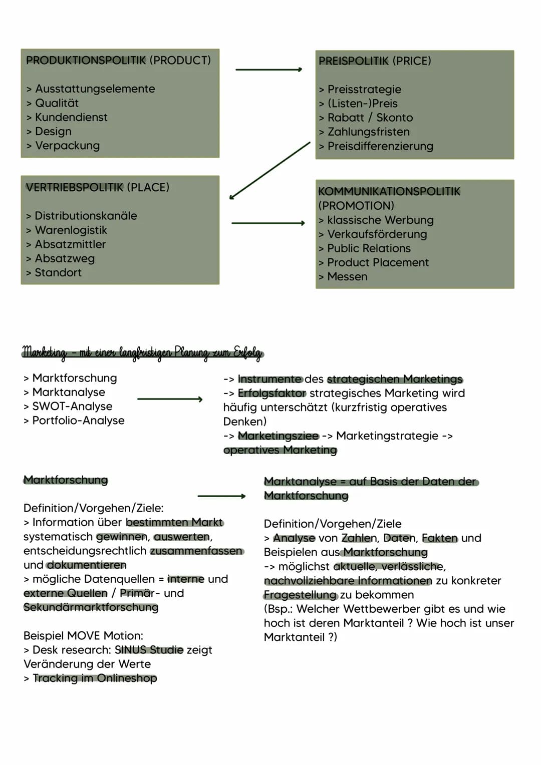 marketing klausur q2
Marketing ist mehr als Werbung
> Markt als Informationsbörse
> Marketingziee
> Marketinginstrumente des Marketing-Mix
>