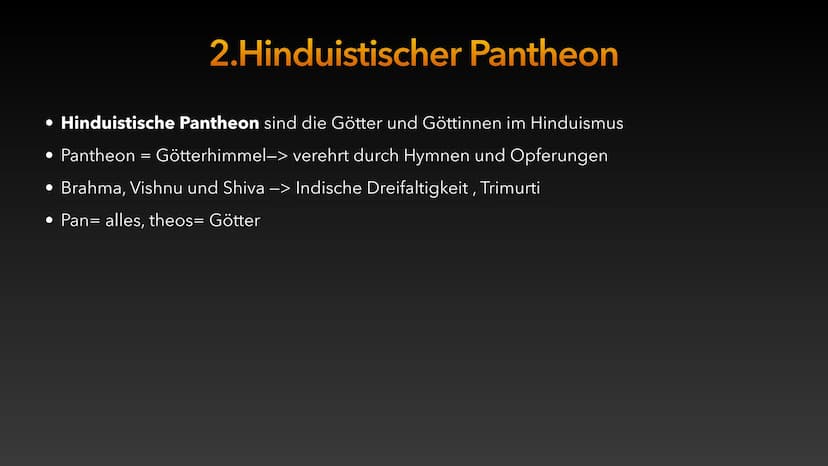 haman
ته
TEET
Hinduismus
Sophia Hannemann Gliederung
●
Allgemeine Fakten
• Hinduistischer Pantheon
• Karma, Samsara, Nirwana
• Kastenstruktu