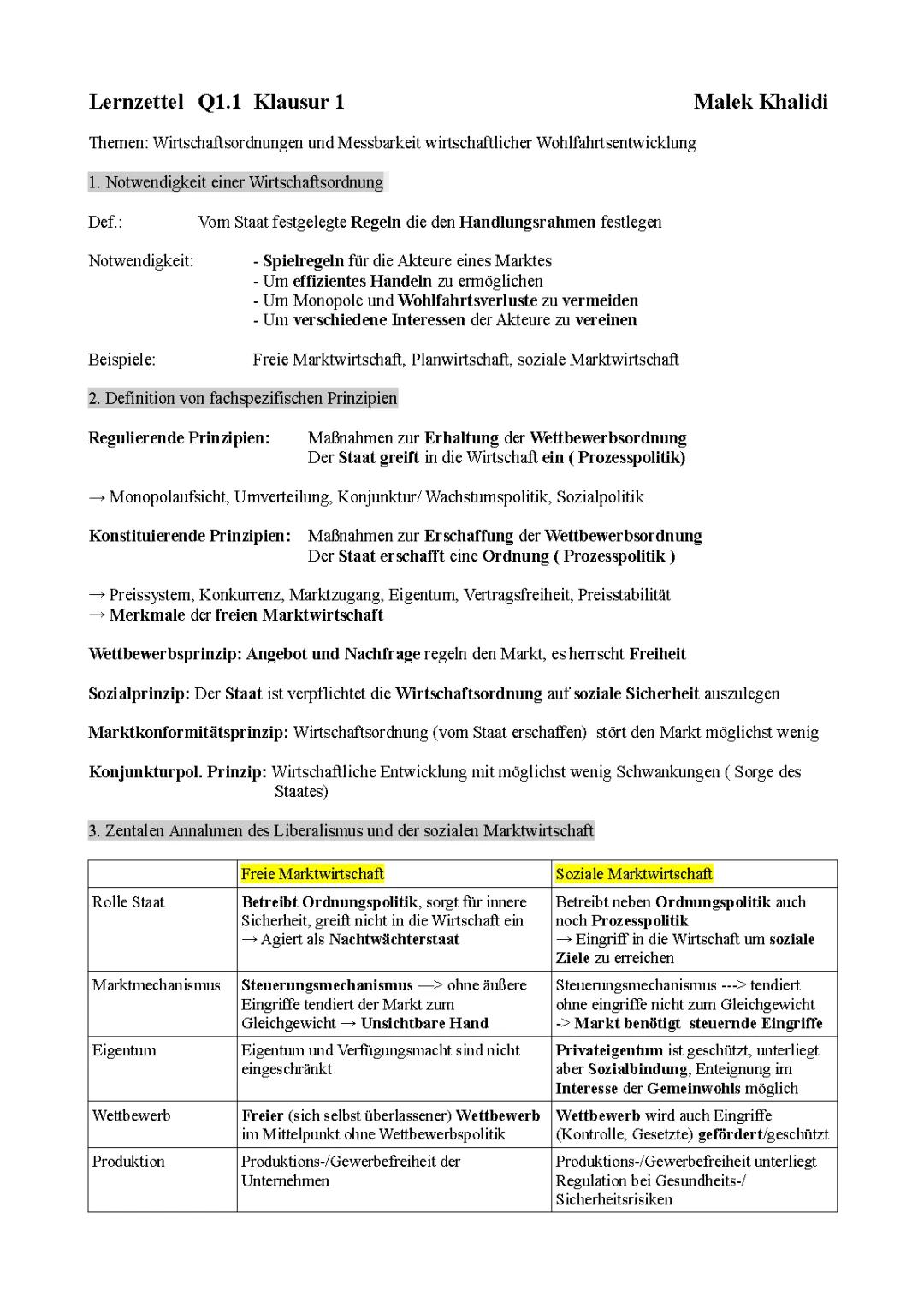 Wirtschaftsordnung und Wirtschaftspolitik einfach erklärt – Für Kinder