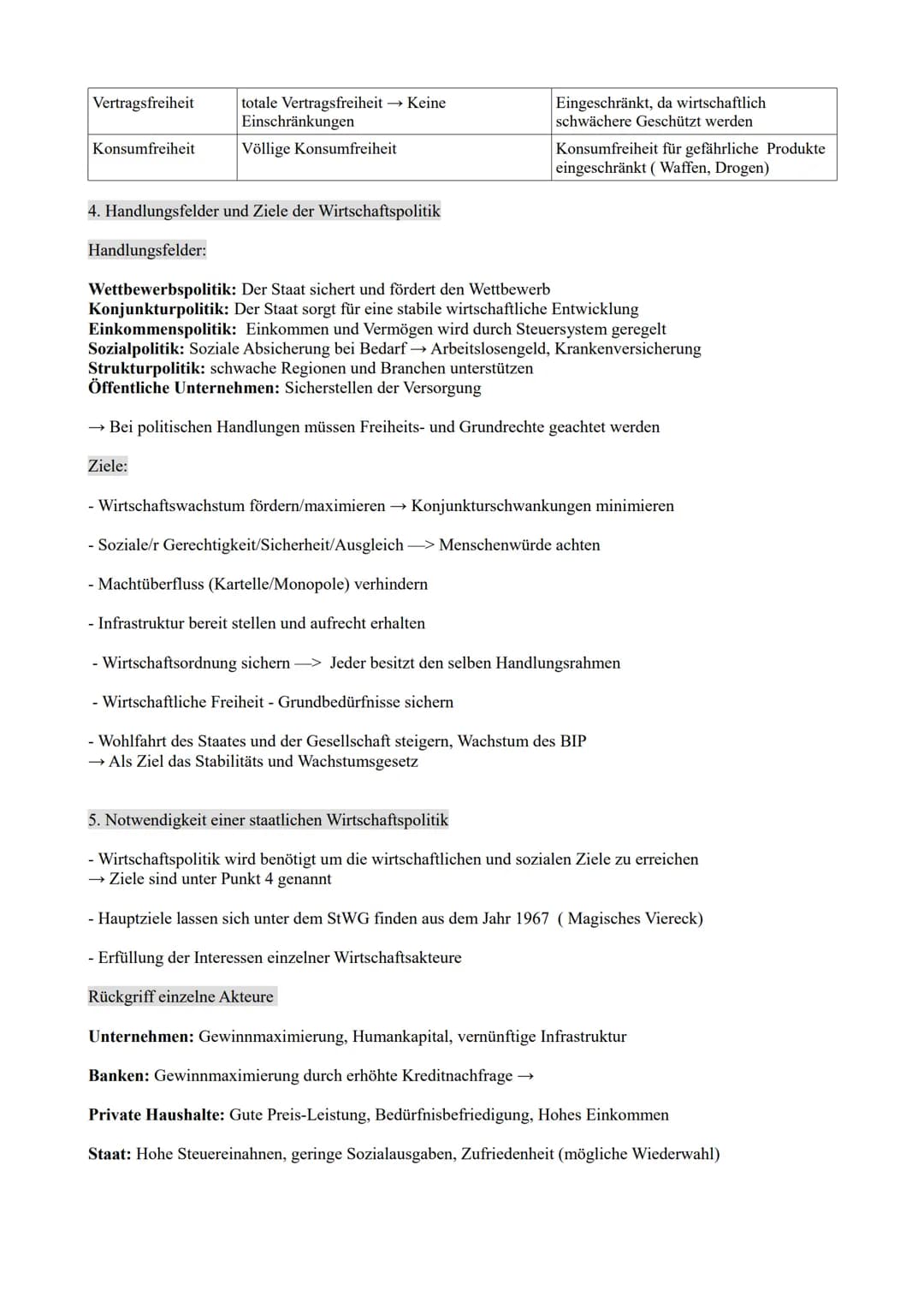 Lernzettel Q1.1 Klausur 1
Themen: Wirtschaftsordnungen und Messbarkeit wirtschaftlicher Wohlfahrtsentwicklung
1. Notwendigkeit einer Wirtsch