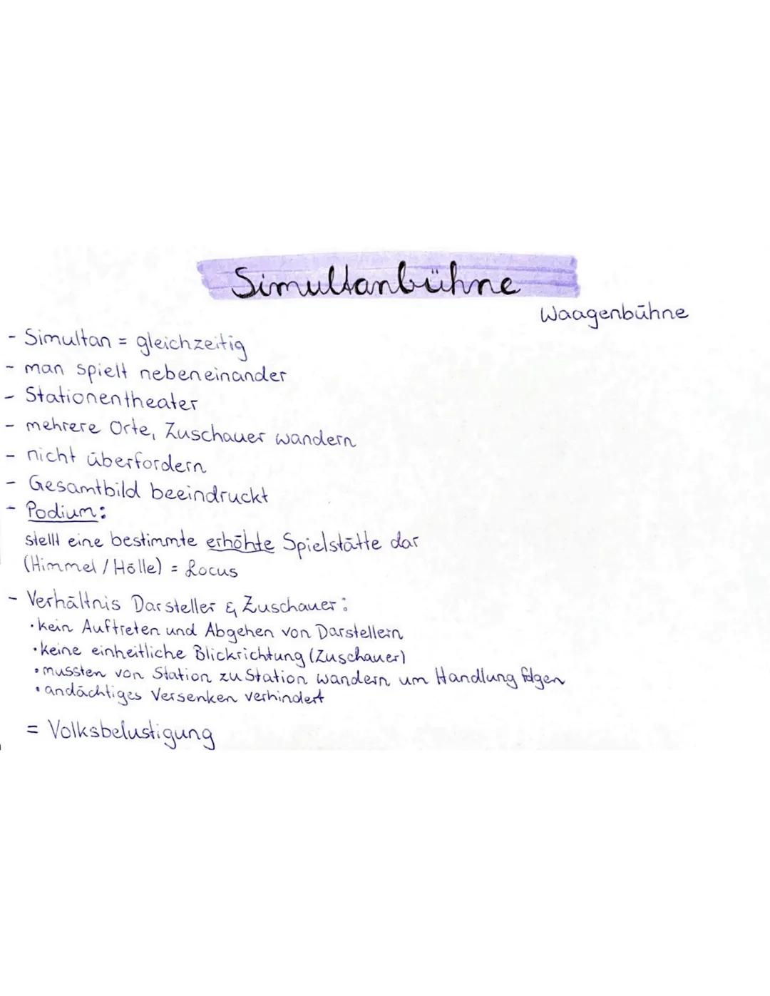 Lernkarten: Guckkastenbühne, Shakespeare-Bühne & Mehr 🎭