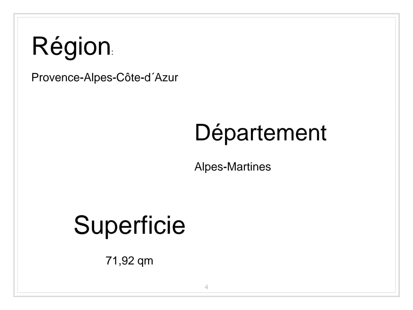 NICE-
France LA STRUCTURE.
I. Informations importantes
II. La carte du monde
III. Le climat
→ Des advantages
IV. À faire
V. Des monuments
VI