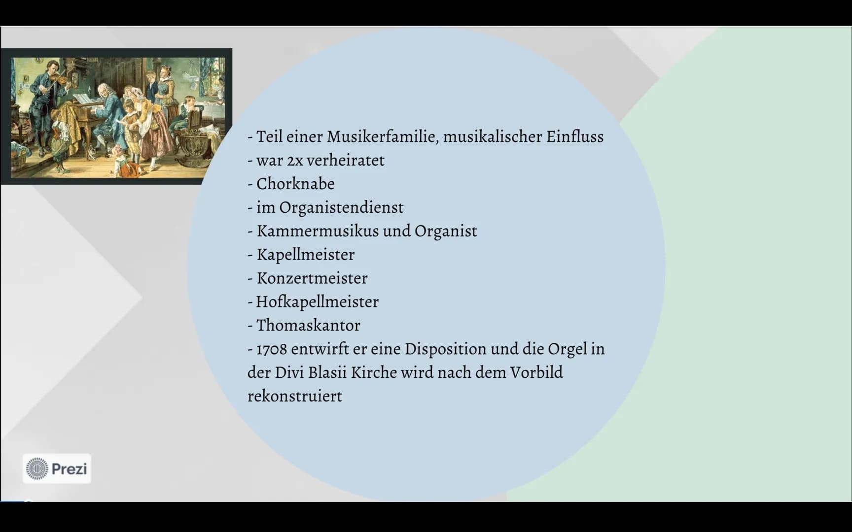 Johann Sebastian Bach
Zweistimmige Invention C-Dur und Fuge C-Dur
JOHANN
SEBASTIAN
BACH
Prezi
INVENTIONEN
FUGE
QUELLEN Prezi
JOHANN SEBASTIA