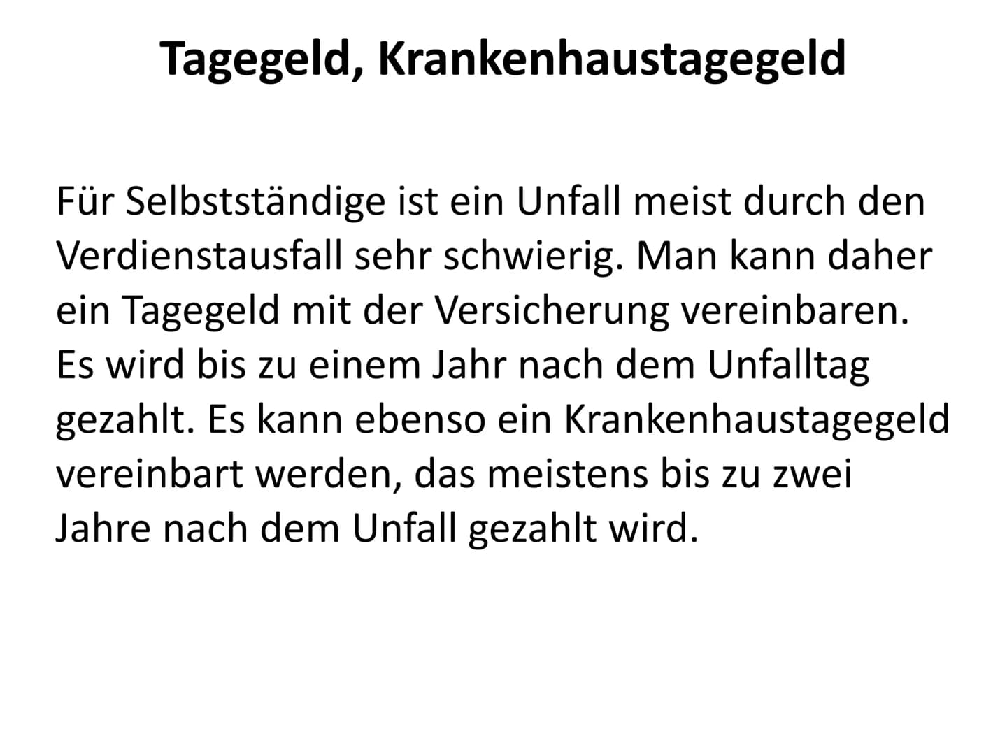 Private Unfallversicherung Gliederung
1. Was ist eine private Unfallversicherung?
2. Was ist ein Unfall?
3. Kosten
4. Invaliditätsleistung
5