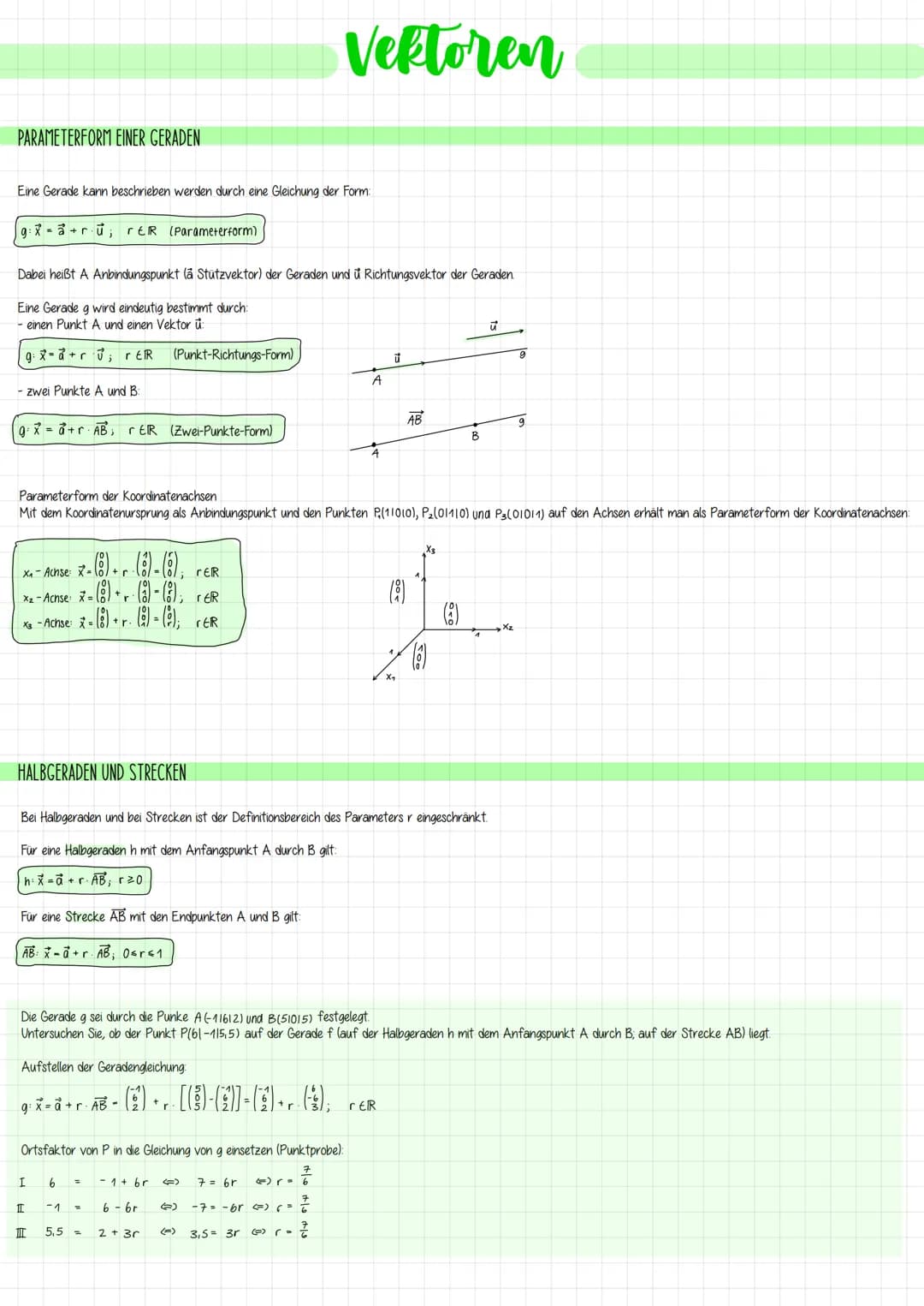 a Geometrie Lineare Gleichungssysteme und deren Lösbarkeit spielen bei der Fragestellung der analytischen Geometrie, insbesondere bei der Un