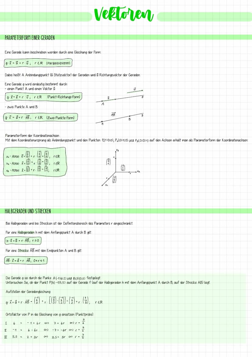 a Geometrie Lineare Gleichungssysteme und deren Lösbarkeit spielen bei der Fragestellung der analytischen Geometrie, insbesondere bei der Un