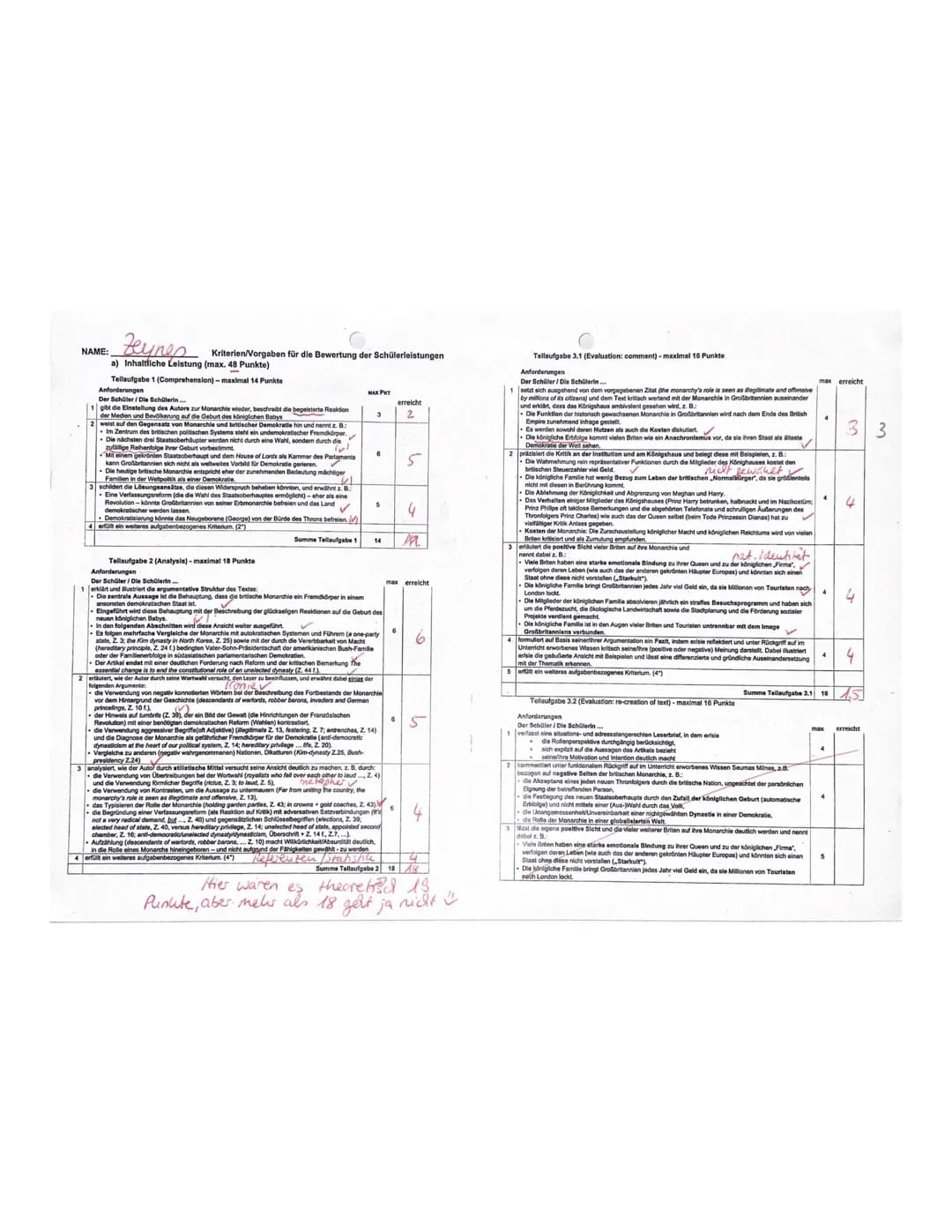 Q1.1 LK E 1
2nd exam
Topic: Great Britain - Between Imperial Heritage and Modernity
16th November, 2020
Reading and writing (48 points)
"Bri