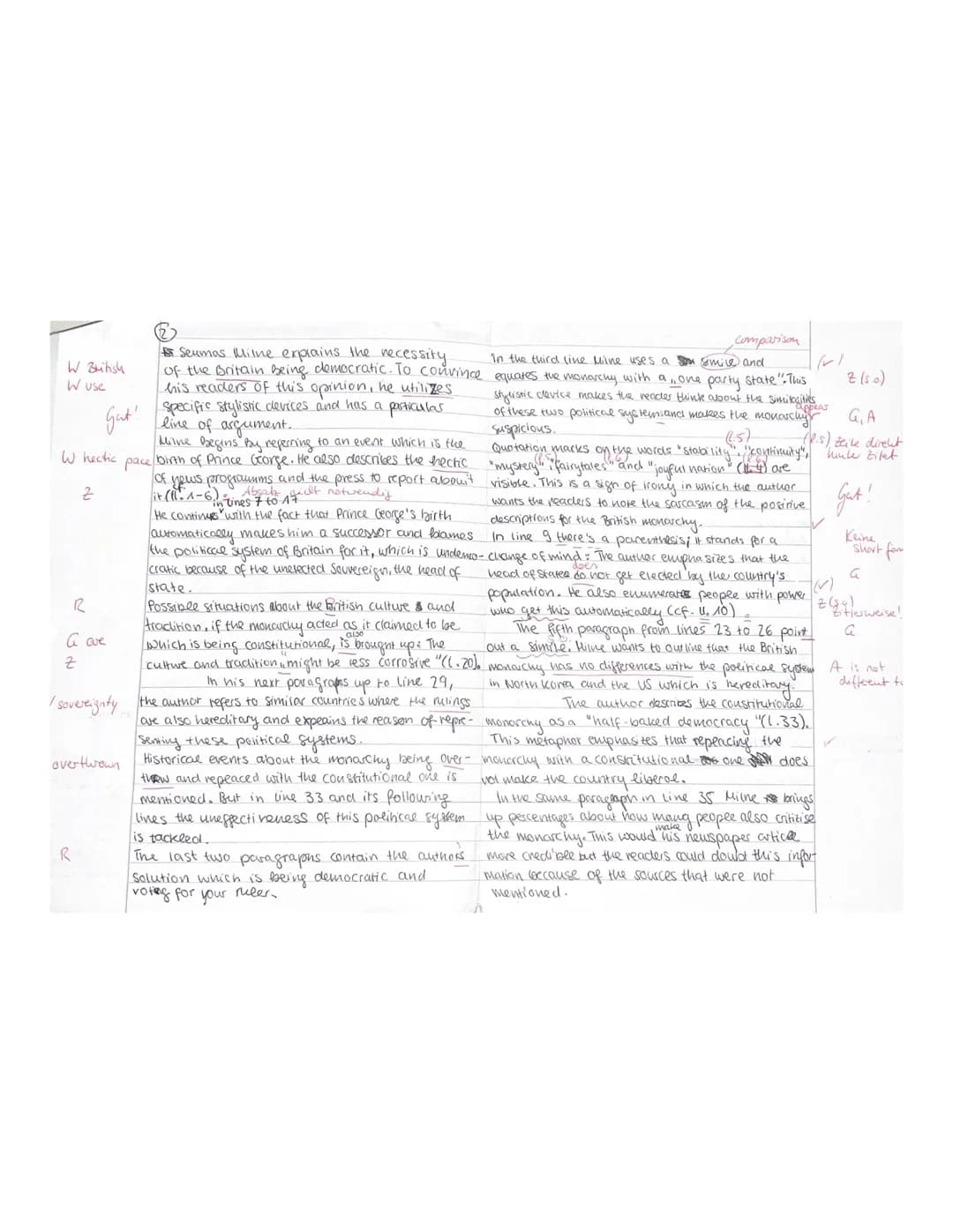 Q1.1 LK E 1
2nd exam
Topic: Great Britain - Between Imperial Heritage and Modernity
16th November, 2020
Reading and writing (48 points)
"Bri