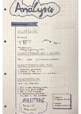 Know Abiturzusammenfassung Analysis thumbnail