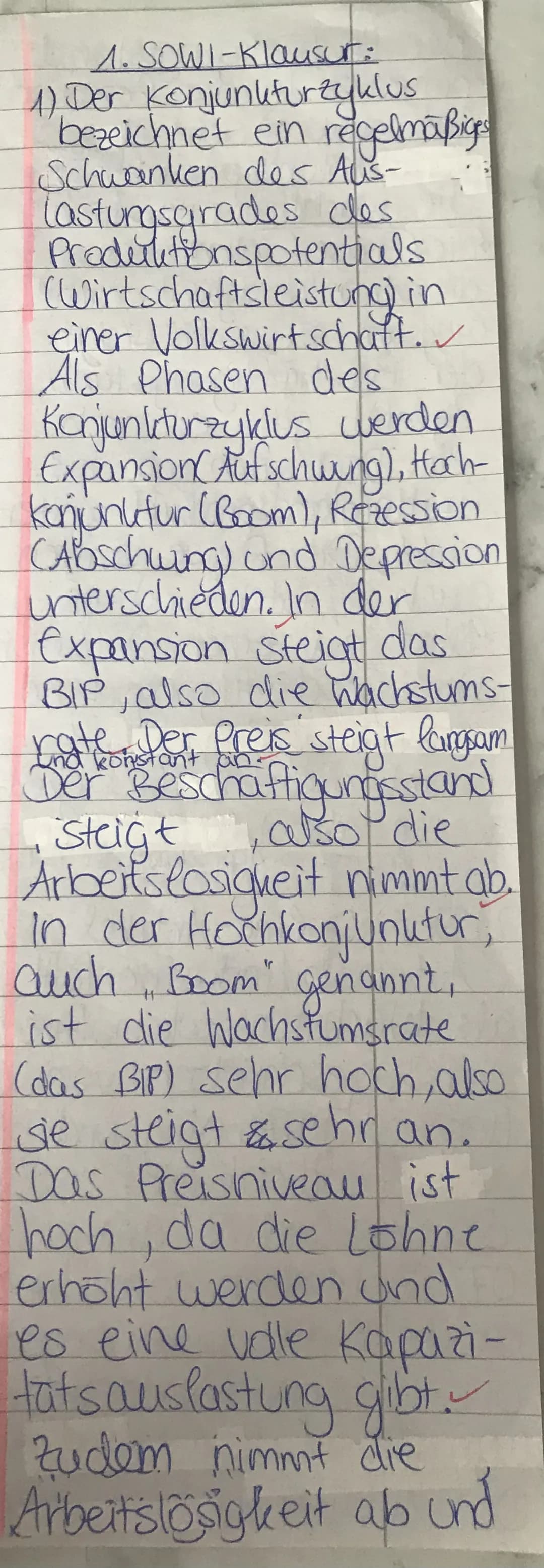 Thema: Folgen der Corona-Pandemie - Inwieweit kann die Automobilindustrie die
Konjunktur wieder beleben?
1. Beschreiben Sie den idealtypisch