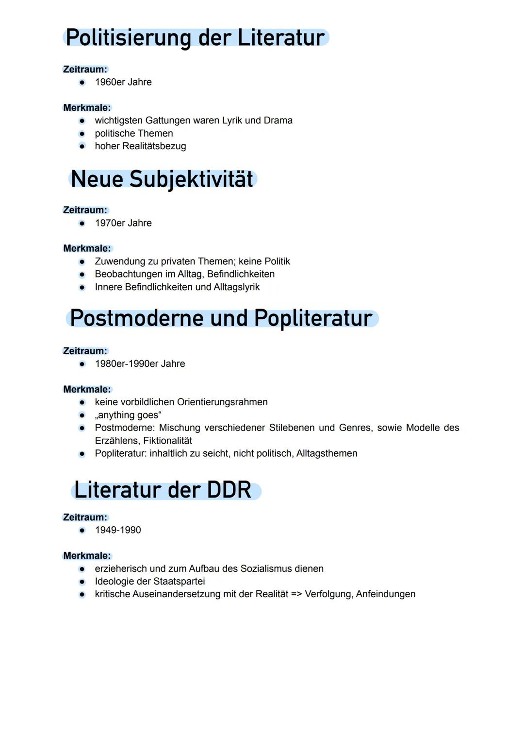 Zeitraum:
1600-1750
Geschichte:
Welt-und Menschenbild:
●
geprägt vom 30 jährigen Krieg
Krieg und Glauben beeinflussten Menschenbild
● Tod is