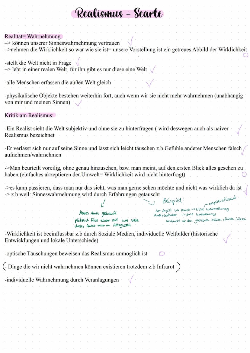 Platons Ideenlehre Odealismus)
Die Wirklichkeit basiert auf Ideen und die Dinge, die wir erblicken sind nur ihre Abbilder. Wir sehen
dements